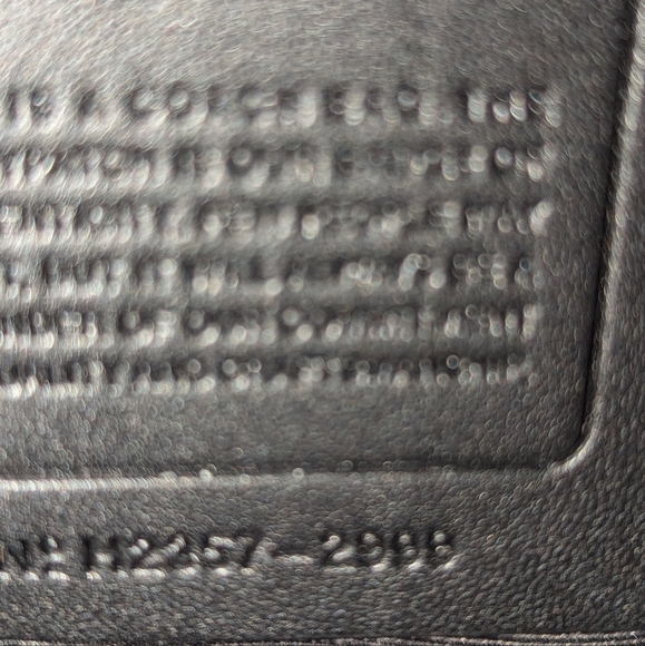 Coach West Pack In Signature Coated Canvas With Varsity Stripe Charcoal EUC - Picture 9 of 15